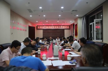甘肅演藝集團(tuán)召開脫貧攻堅工作推進(jìn)會