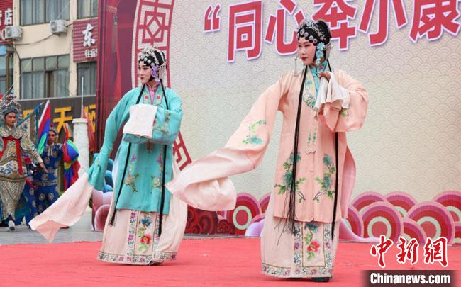 甘肅重啟基層公益性惠民演出涵蓋歌舞、秦腔等多種藝術