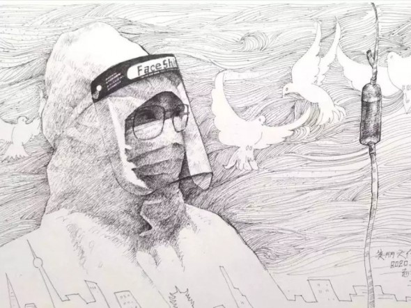 我們與武漢同在，甘肅演藝集團(tuán)話劇院向抗戰(zhàn)疫情的英雄們致敬！